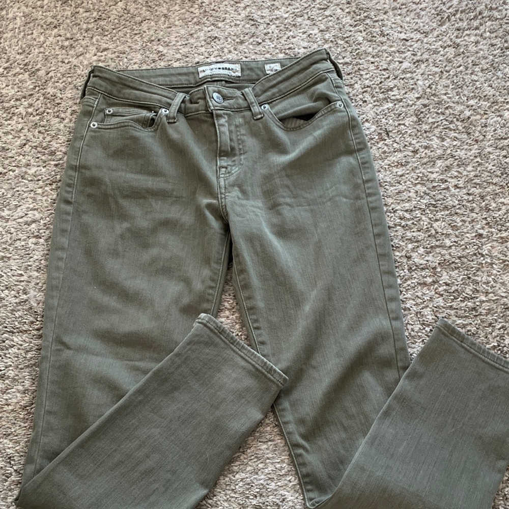 Lucky Brand Women's Skinny Pants in Olive